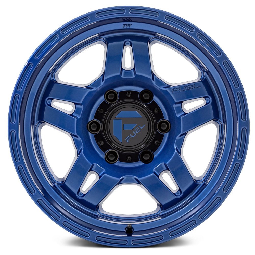 (Clearance - No Returns) 17x8.5 Fuel Off-Road Oxide Dark Blue D802 6x5.5/139.7 1mm