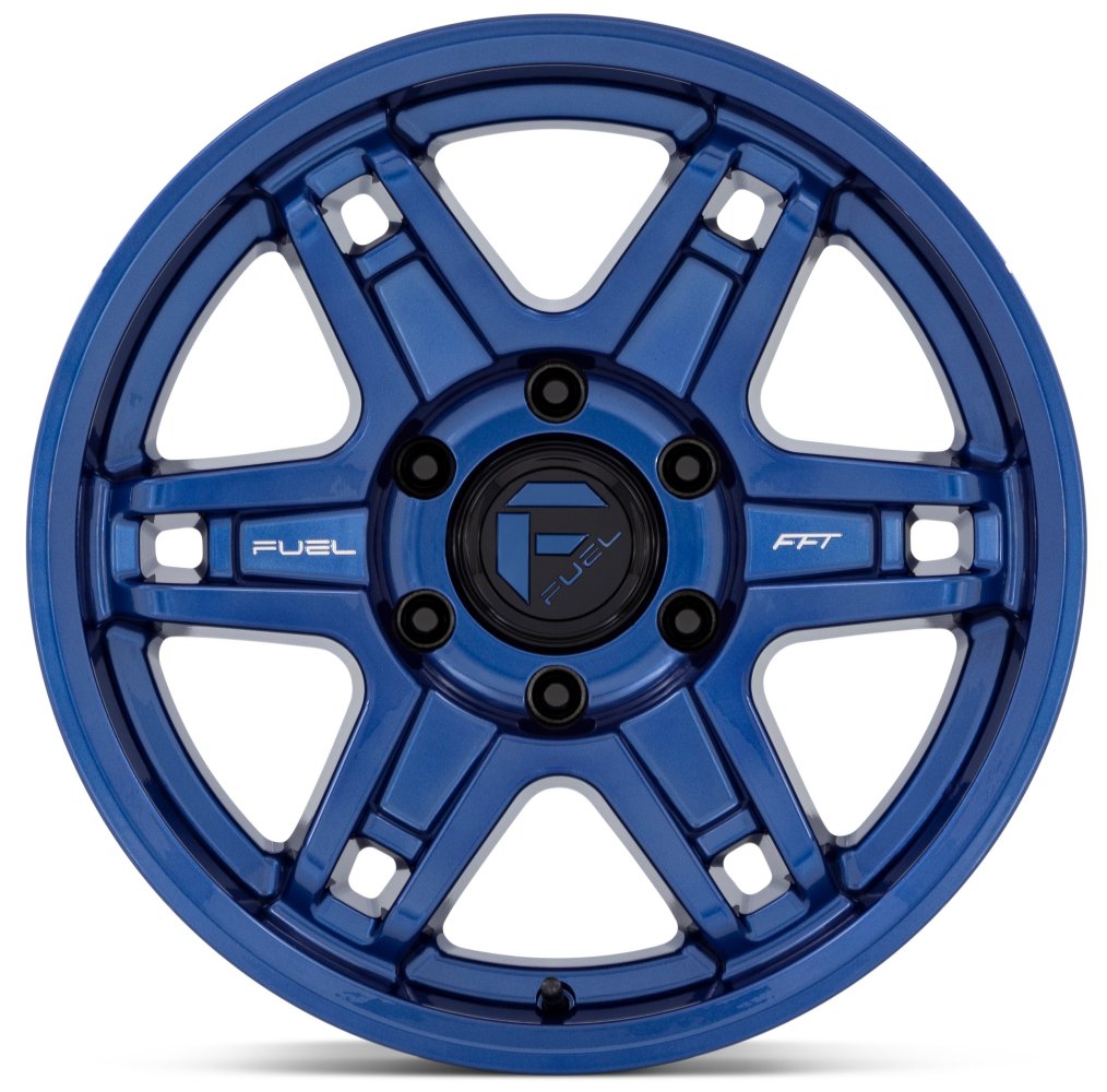 (Clearance - No Returns) 17X8.5 Fuel Off-Road Slayer Dark Blue D839 5x5/127 -15mm