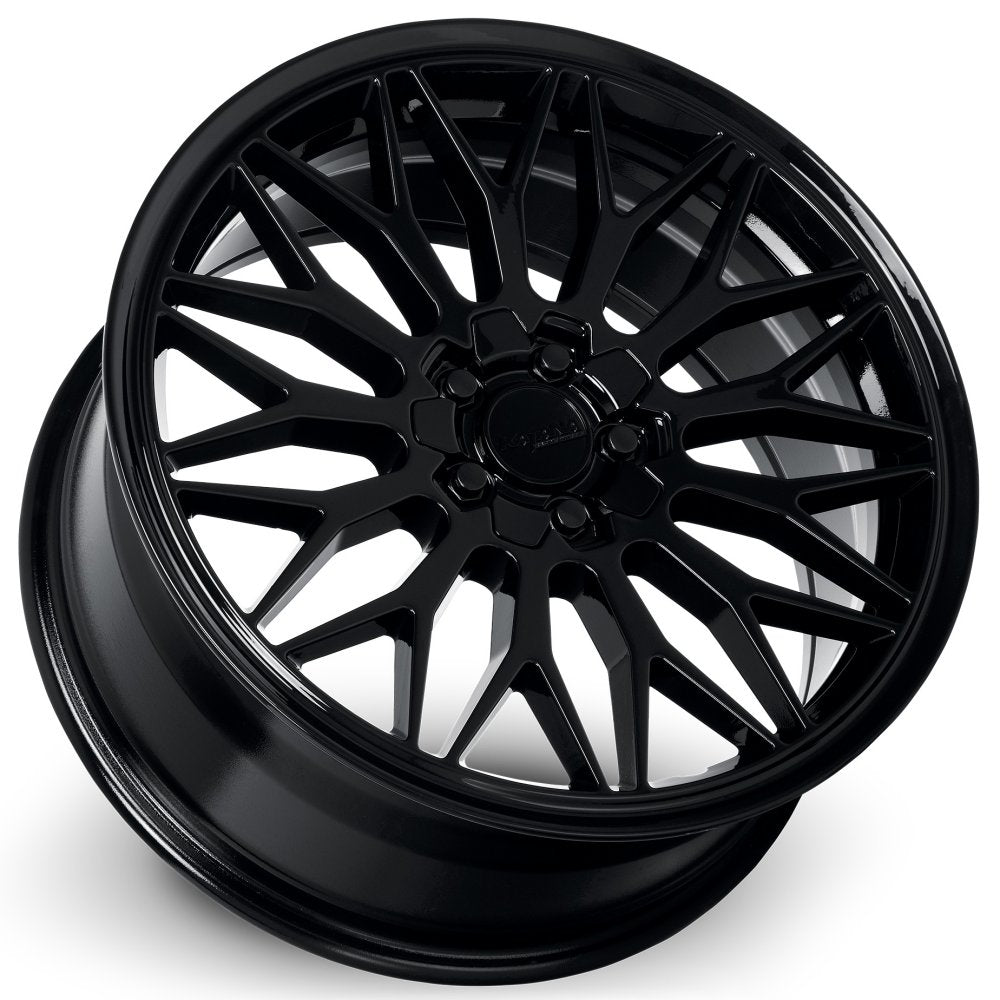18x8 Katana Racing KR05 Gloss Black 5x112 5x4.5/114.3 40mm