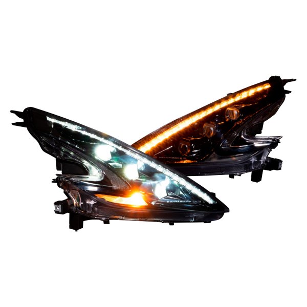 Morimoto XB LED Headlights: Nissan 370Z (09-20) (Pair / ASM / LHD) LF474-ASM