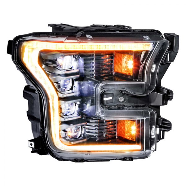 Morimoto XB LED Headlights: Ford F150 (15-17) (Pair / ASM / Amber DRL) (Gen 2) LF502-A.2-ASM