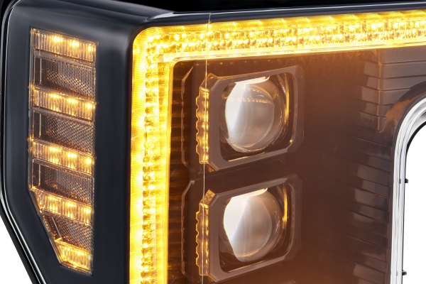 Morimoto XB LED Headlights: Ford Super Duty (17-19) (Pair / ASM) LF503-ASM