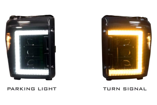 Morimoto XB LED Headlights: Ford Super Duty (11-16) (Pair / ASM) LF505-ASM