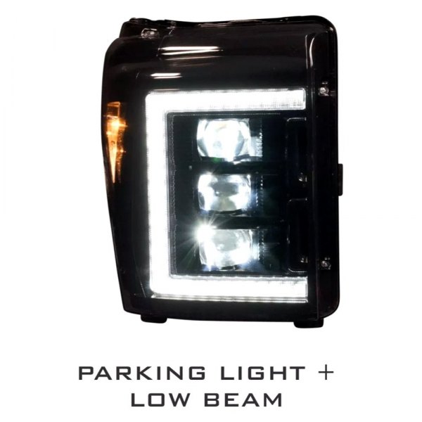 Morimoto XB LED Headlights: Ford Super Duty (11-16) (Pair / ASM) LF505-ASM