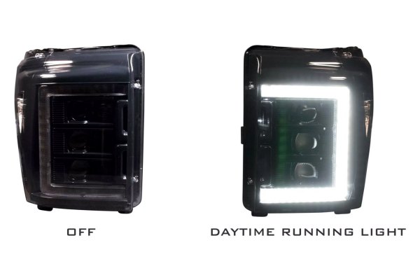 Morimoto XB LED Headlights: Ford Super Duty (11-16) (Pair / ASM) LF505-ASM