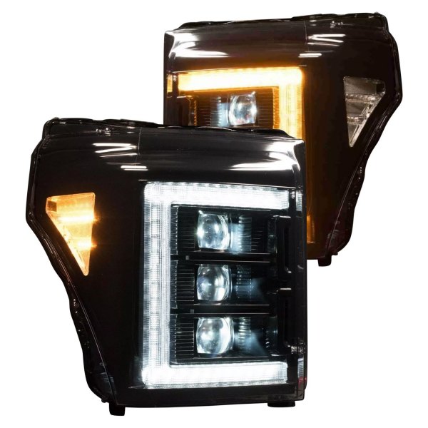 Morimoto XB LED Headlights: Ford Super Duty (11-16) (Pair / ASM) LF505-ASM