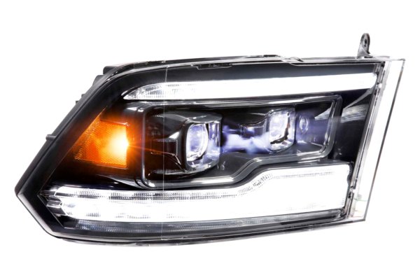 Morimoto XB LED Headlights: Dodge Ram (09-18) (Pair / Amber DRL) LF520-A-ASM