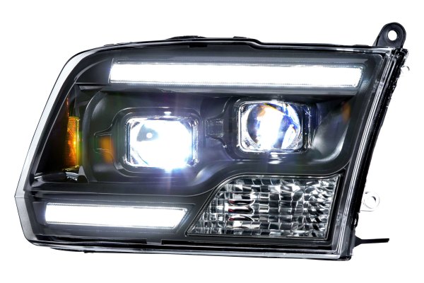 Morimoto XB Hybrid LED Headlights: Dodge Ram (09-18) (Pair / ASM) LF524