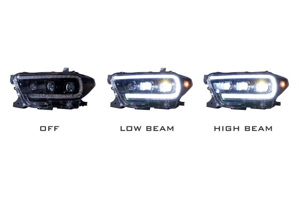 Morimoto XB LED Headlights: Toyota Tacoma (16-20) (Pair / ASM) (Gen 2) LF530.2-ASM