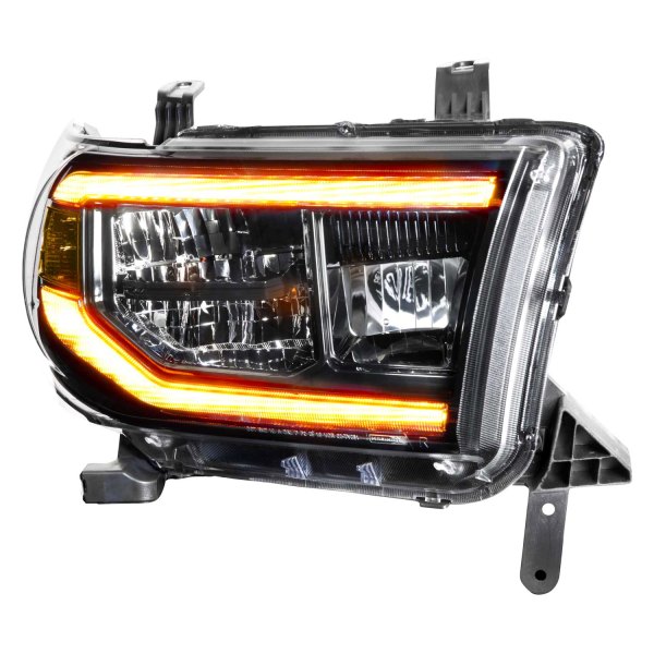 Morimoto XB LED Headlights: Toyota Tundra (07-13) (Pair / ASM / Amber DRL) LF533-A-ASM