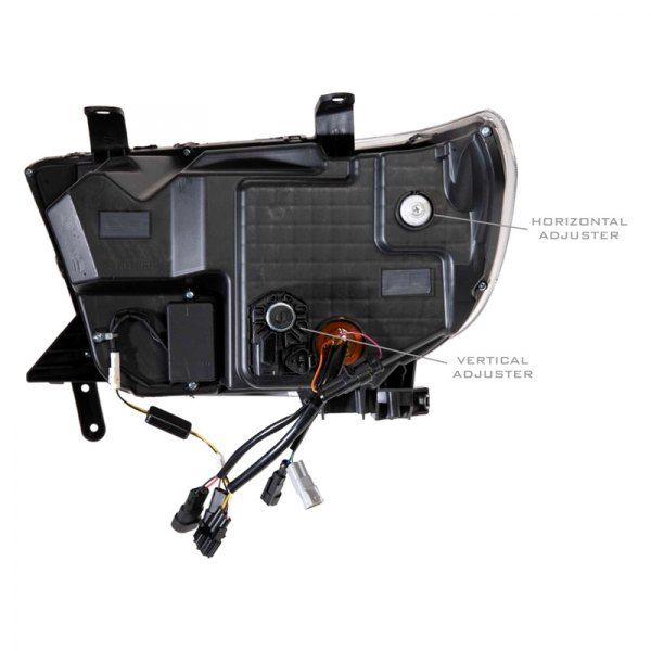 Morimoto XB LED Headlights: Toyota Tundra (07-13) (Pair / ASM) (Gen 2) LF533-ASM