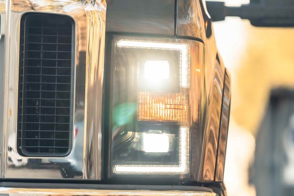 Morimoto XB Hybrid LED Headlights: Ford Super Duty (08-10) (Pair / ASM) LF555