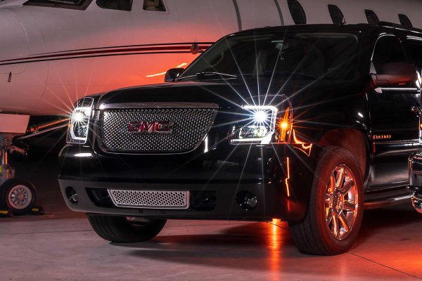 Morimoto XB Hybrid LED Headlights: GMC Yukon (07-14) (Pair / ASM) LF557