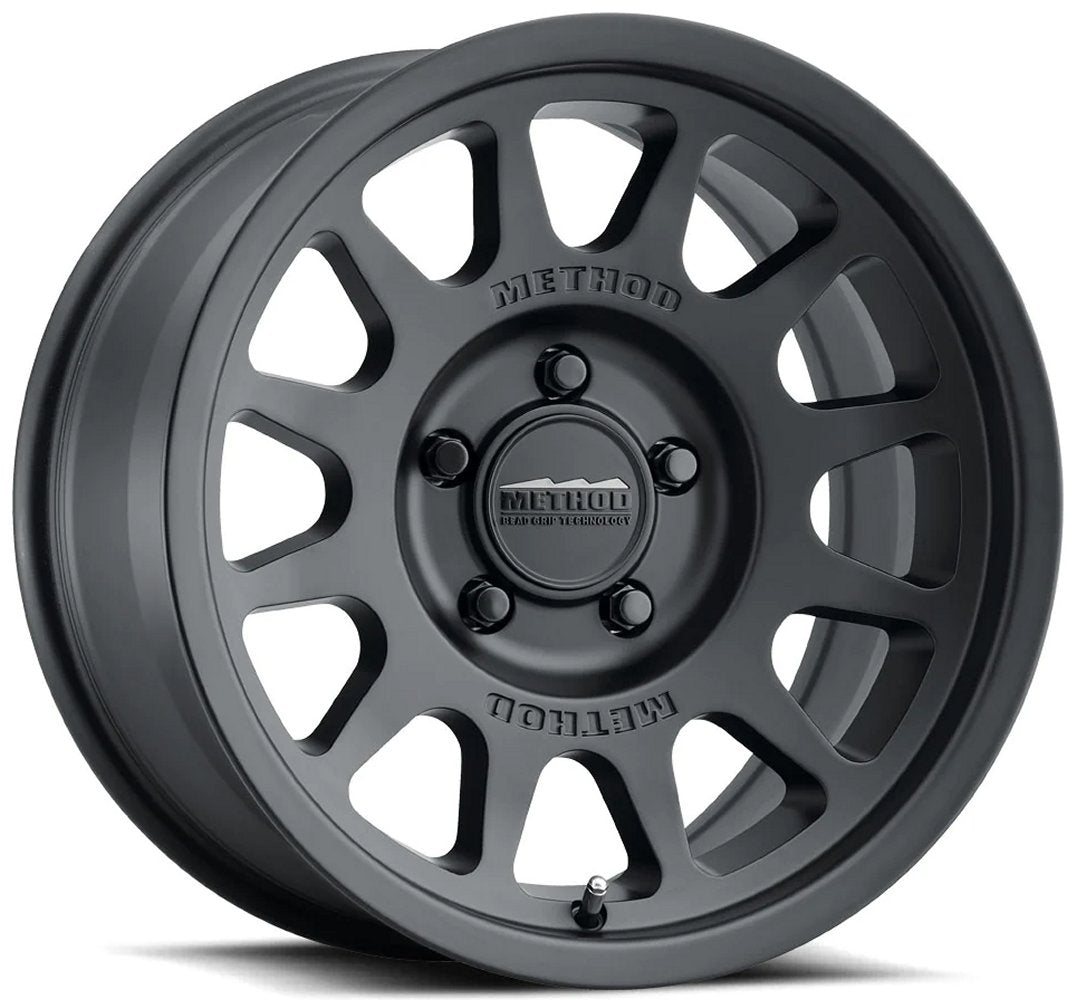 (Clearance - No Returns) 17x7.5 Method Race MR703 Matte Black (Bead Grip) 5x130 50mm