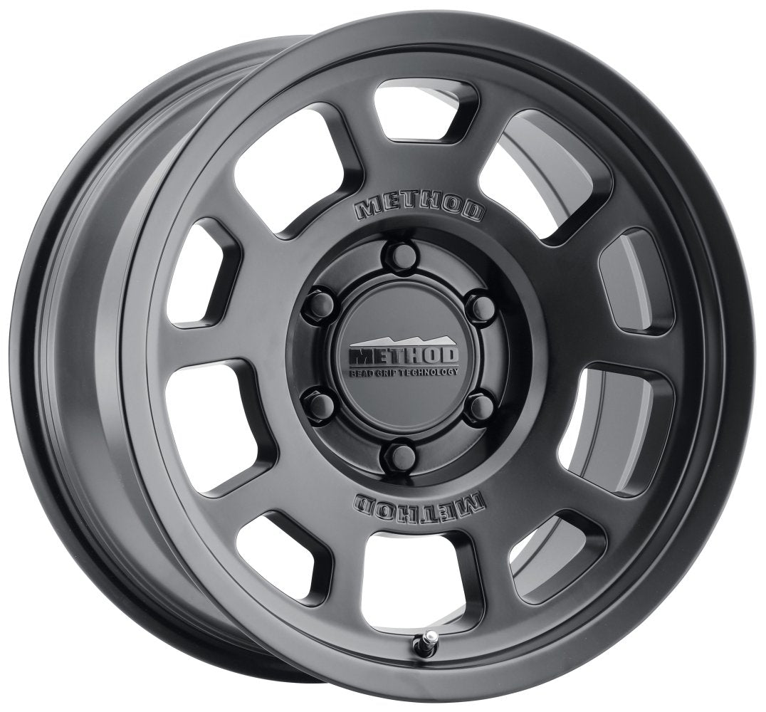 (Clearance - No Returns) 17x8.5 Method Race MR705 Matte Black (Bead Grip) 6x135 0mm