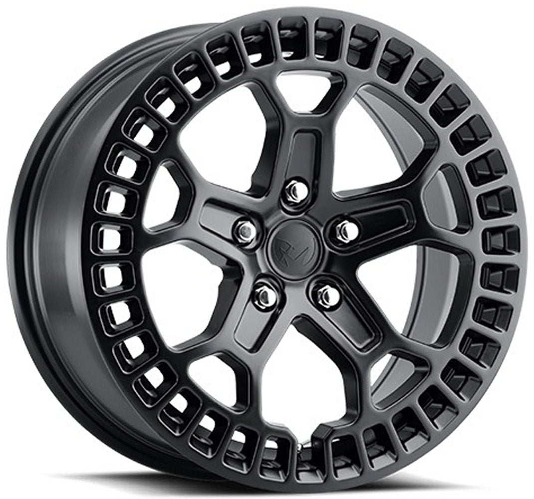 (Clearance - No Returns) 17x8 MKW Off-Road M206 Satin Black 5x4.25/108 30mm
