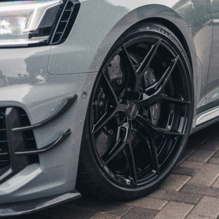 21x9 Vossen HF-5 Gloss Black (Hybrid Forged) 5x112 25mm