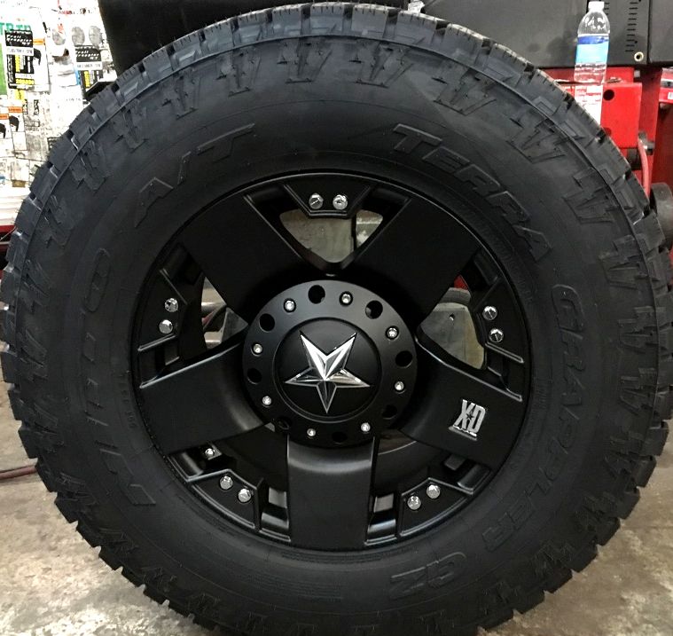 (Clearance - No Returns) 17x8 XD Series XD827 Rockstar III All Matte Black 5x5.5/139.7 5x150 20mm