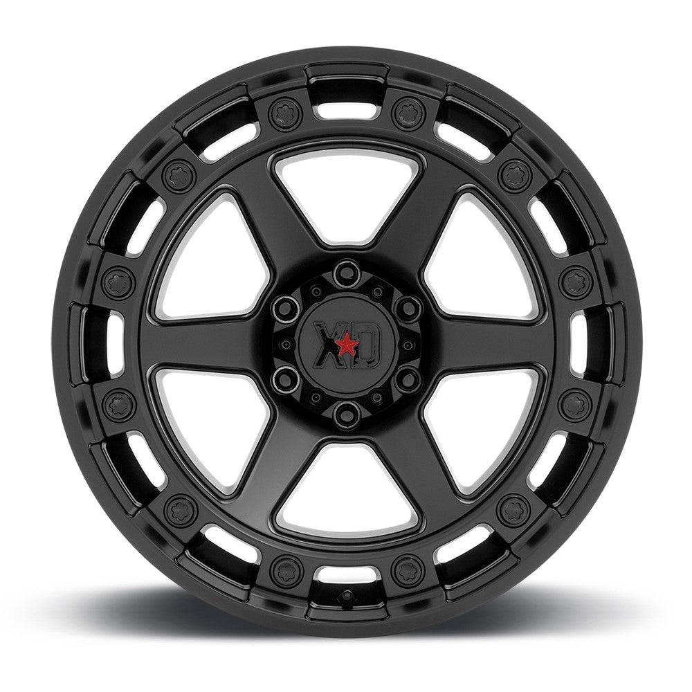 (Clearance - No Returns) 17x9 XD Series XD862 Raid Satin Black 5x5/127 0mm