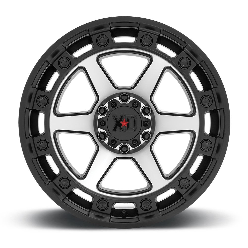 (Clearance - No Returns) 17x9 XD Series XD862 Raid Satin Black Machined 5x5/127 0mm