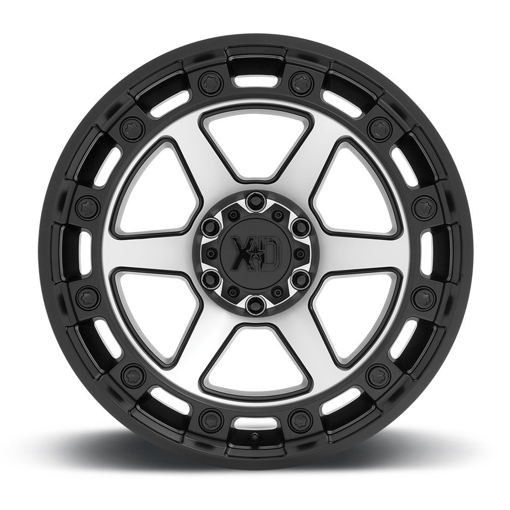 (Clearance - No Returns) 17x9 XD Series XD862 Raid Satin Black Machined 5x5/127 0mm