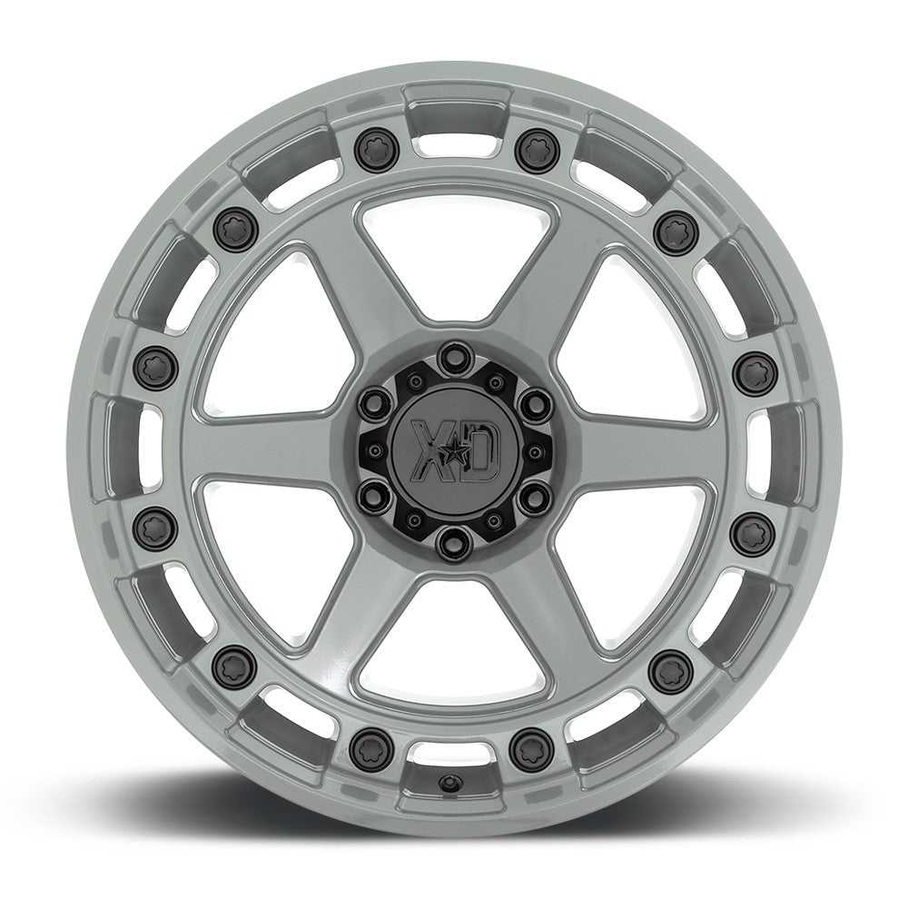 (Clearance - No Returns) 17x9 XD Series XD862 Raid Cement 6x5.5/139.7 0mm