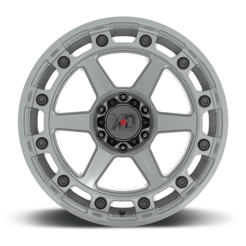 (Clearance - No Returns) 17x9 XD Series XD862 Raid Cement 6x5.5/139.7 0mm