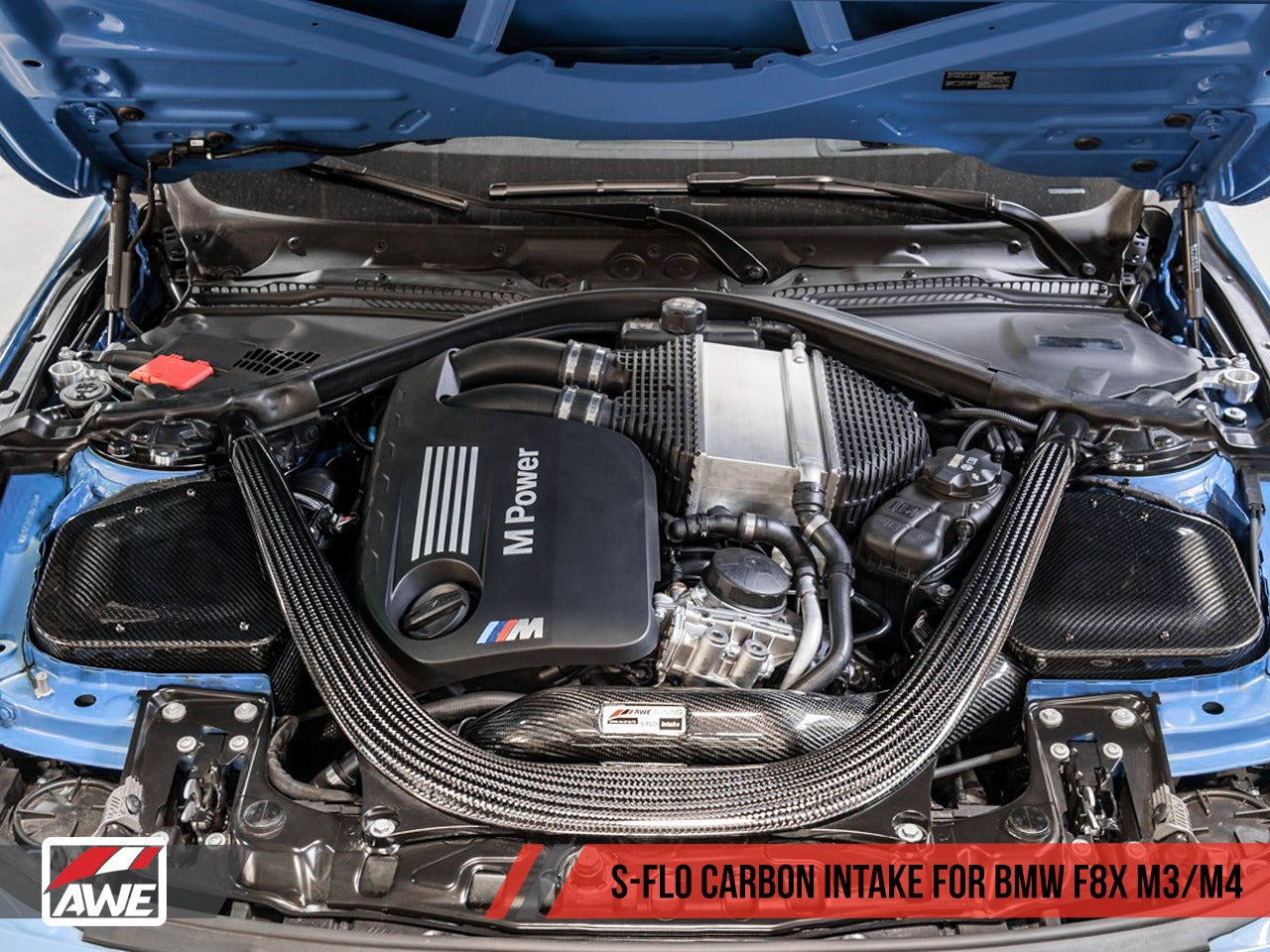 AWE Tuning BMW F8x M3/M4 S-FLO Carbon Intake 2660-13038