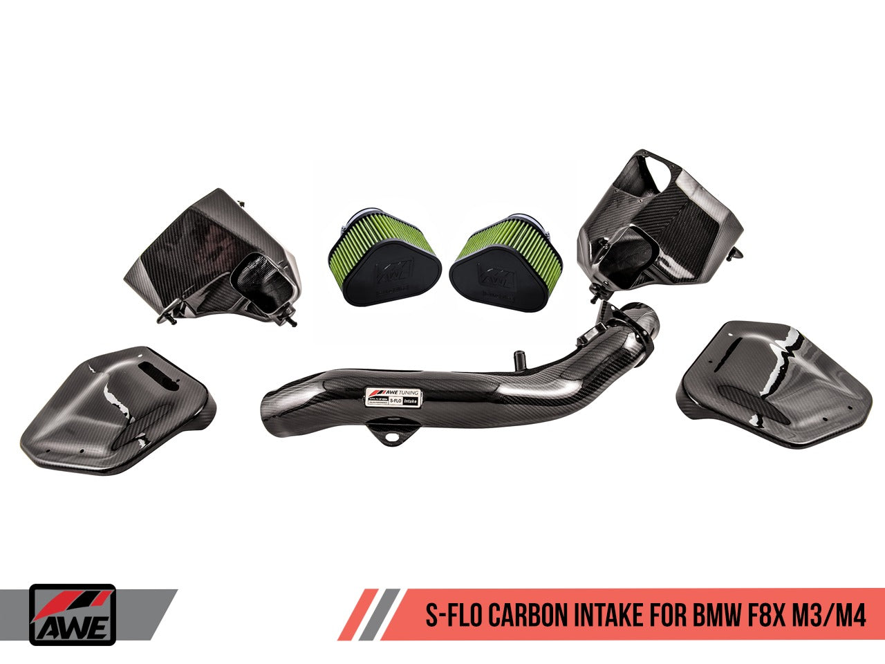 AWE Tuning BMW F8x M3/M4 S-FLO Carbon Intake 2660-13038