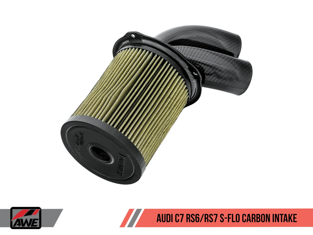 AWE Tuning Audi C7 RS6 / RS7 4.0T S-FLO Carbon Intake V2 2660-15012