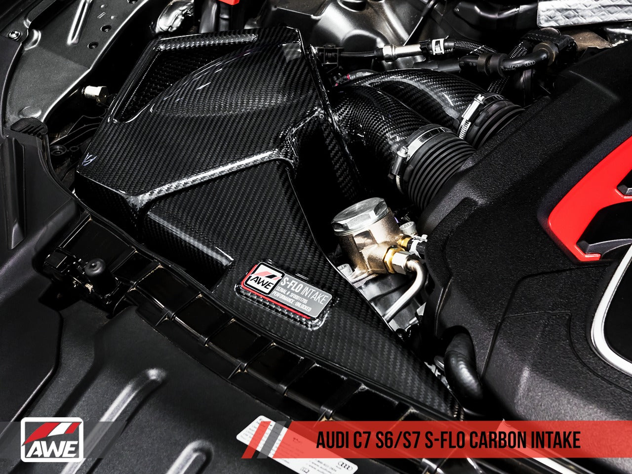 AWE Tuning Audi C7 S6 / S7 4.0T S-FLO Carbon Intake V2 2660-15020