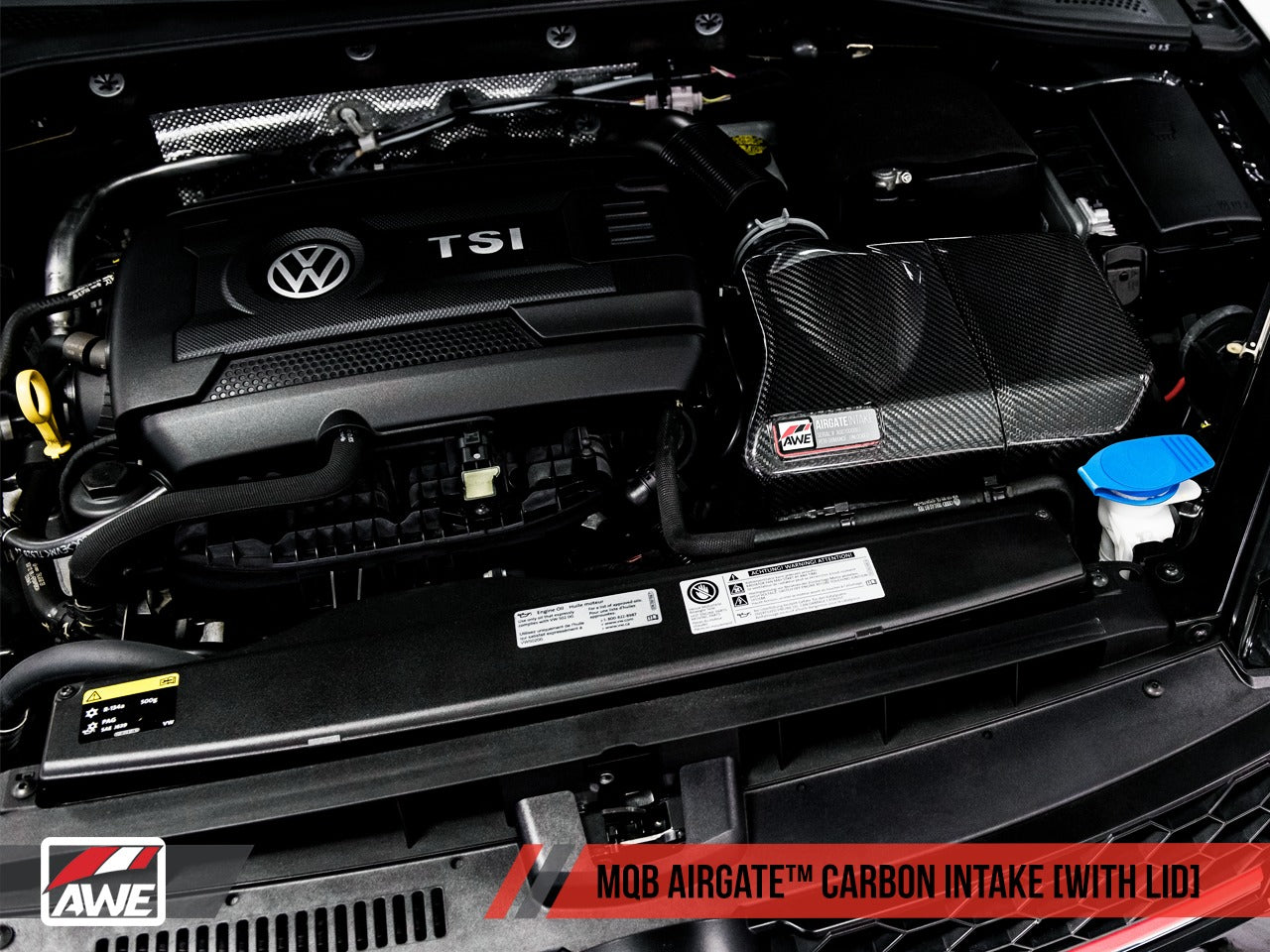 AWE Tuning Audi / Volkswagen MQB/Golf R AirGate Carbon Fiber Intake Lid 2660-25002