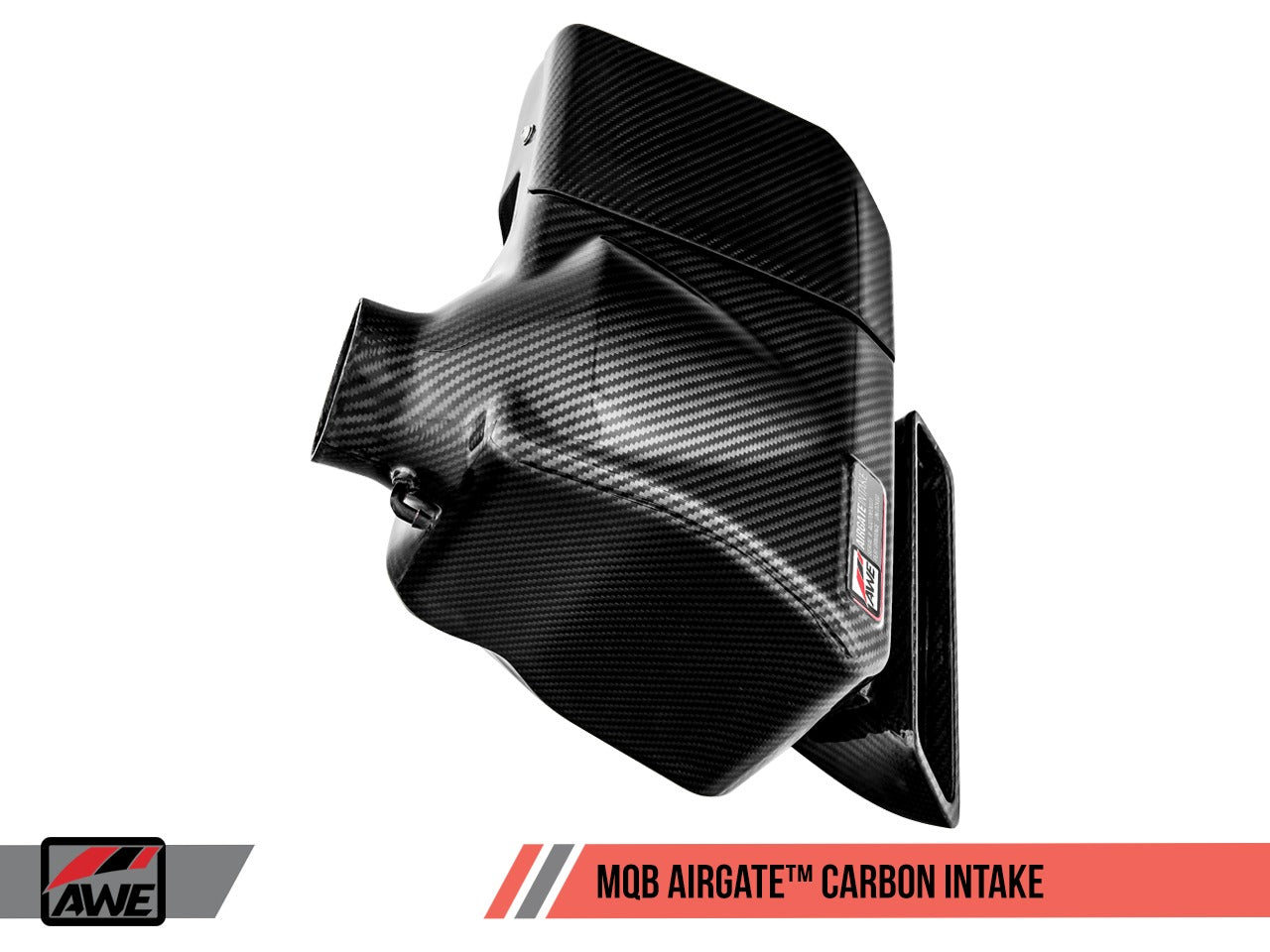 AWE Tuning Audi / Volkswagen MQB 1.8T/2.0T/Golf R Carbon Fiber AirGate Intake w/ Lid 2660-15024