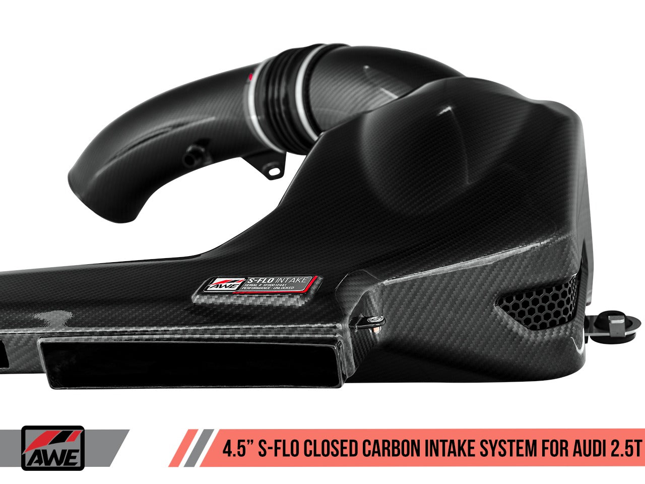 AWE Tuning Audi RS3 / TT RS S-FLO Closed Carbon Fiber Intake 2660-15050