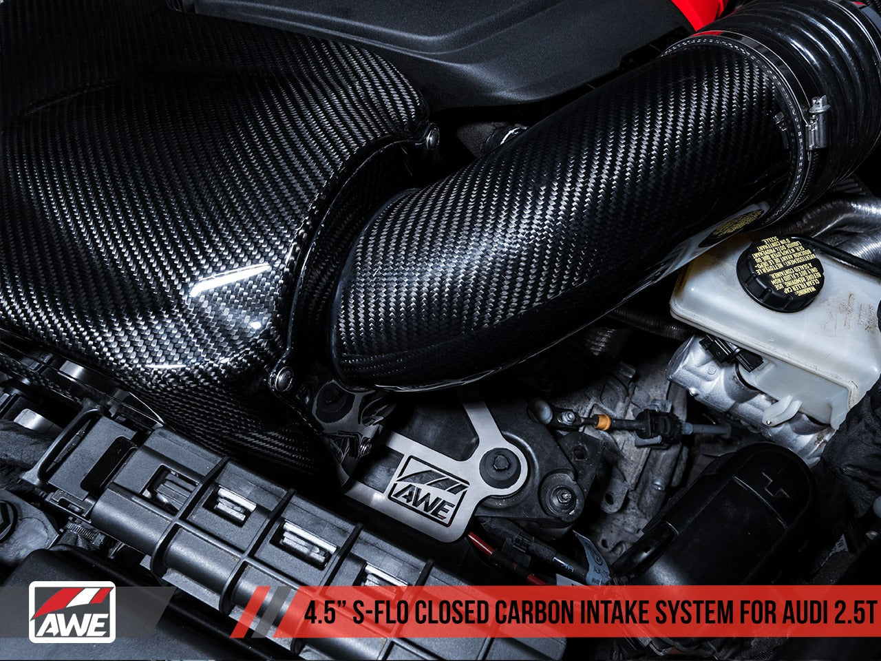 AWE Tuning Audi RS3 / TT RS S-FLO Closed Carbon Fiber Intake 2660-15050