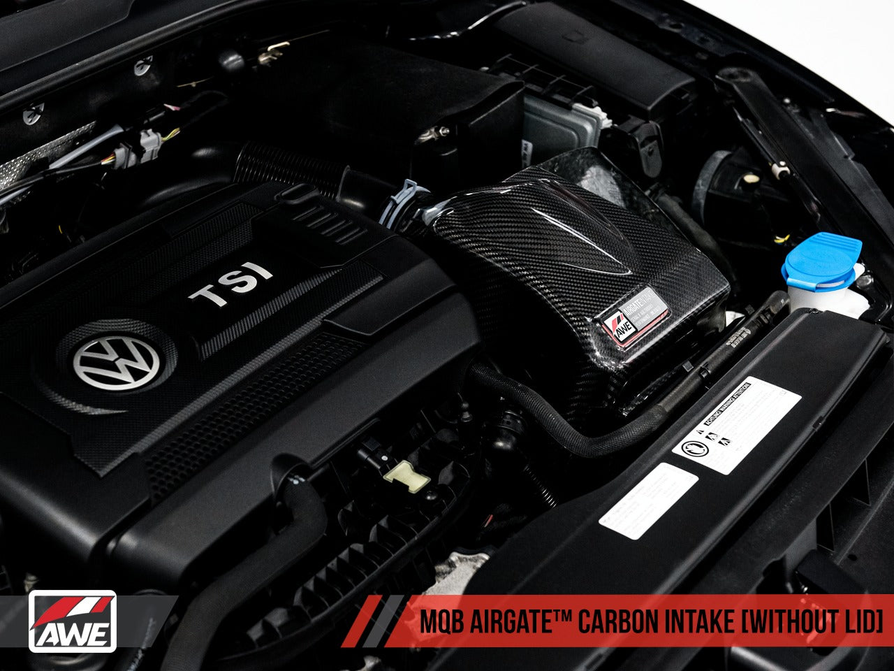 AWE Tuning VW GTI/Golf R MK7 1.8T/2.0T 8V (MQB) Carbon Fiber AirGate Intake w/o Lid 2660-15260