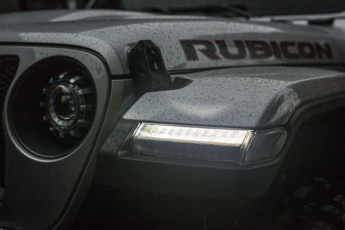 Morimoto XB LED Sidemarkers: Jeep Wrangler JL (18+) (Pair / Smoked) LF511