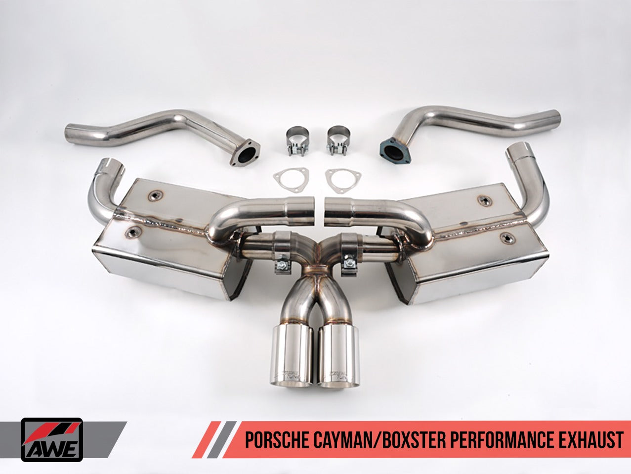AWE Tuning 05-08 Porsche 987 Cayman/S Boxster/S Performance Muffler 3010-11036