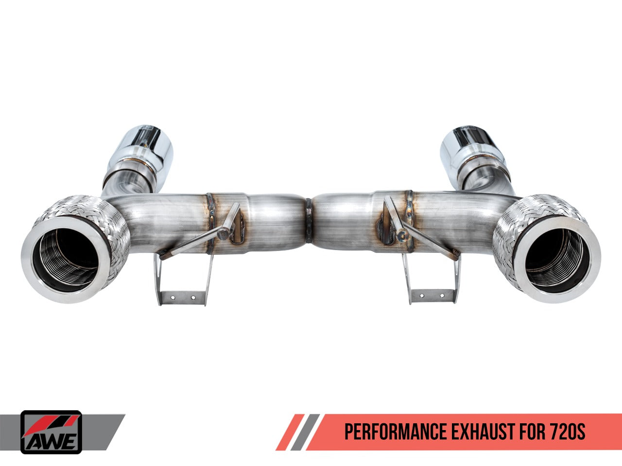 AWE Tuning 18-20 McLaren 720S Performance Exhaust - Chrome Silver Tips 3010-32040