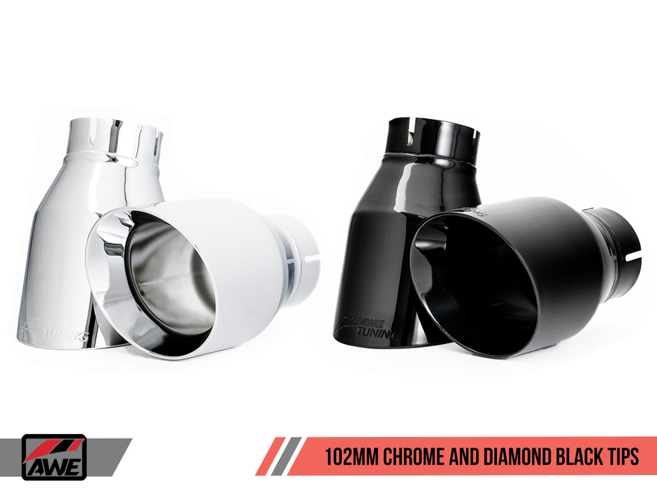 AWE Tuning 18-22 Audi B9 S5 Sportback Touring Edition Exhaust - Non-Resonated (Silver 102mm Tips) 3020-42056