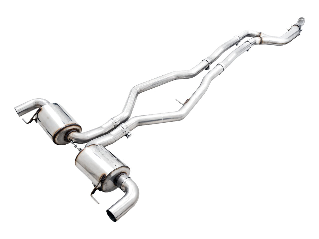 AWE Tuning 19-22 BMW M340i (G20) Resonated Touring Edition Exhaust (Use OE Tips) 3015-11060