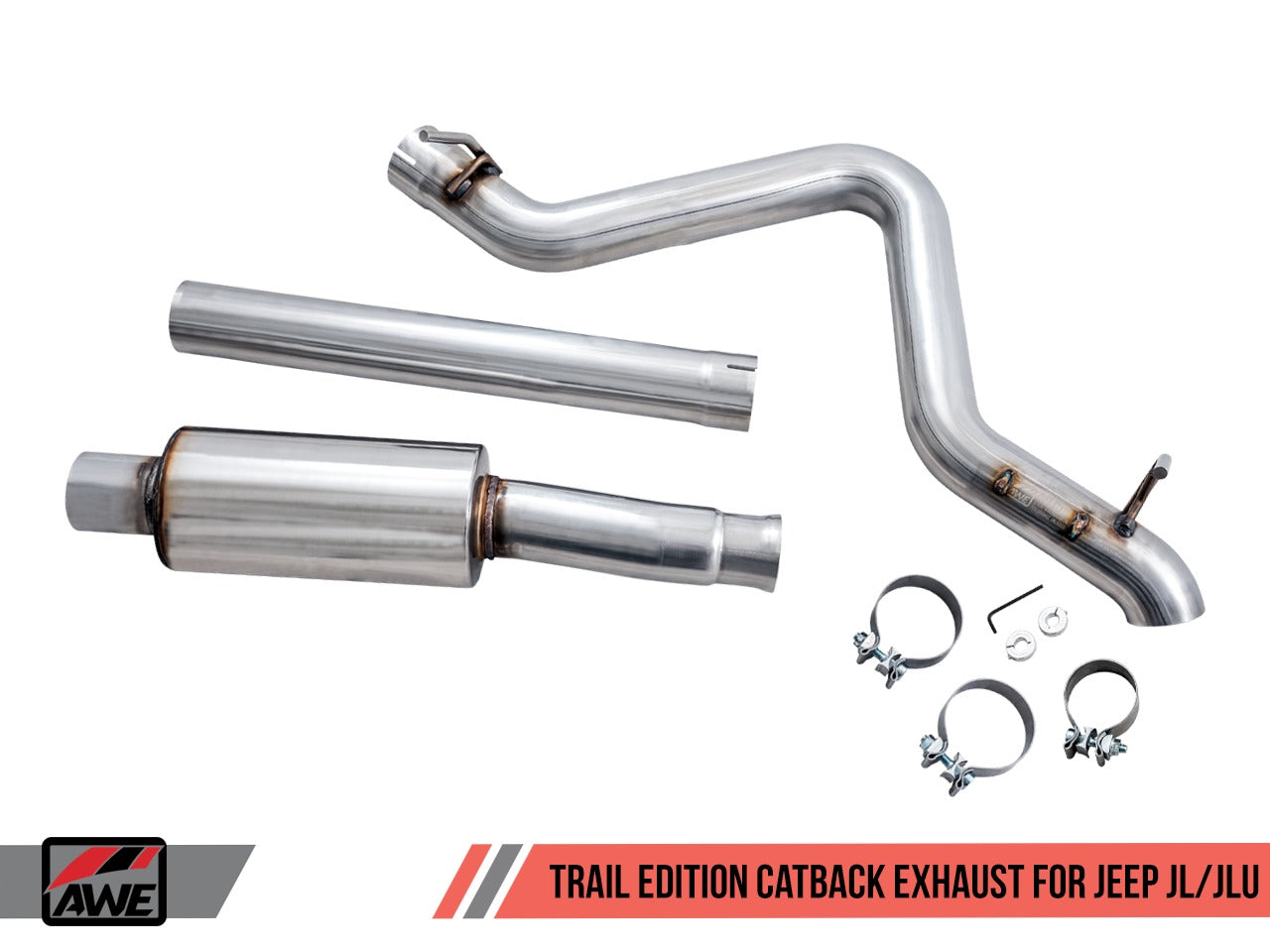 AWE Tuning 18-22 Jeep Wrangler JL/JLU 2.0T Trail Edition Cat-Back Exhaust 3015-21005