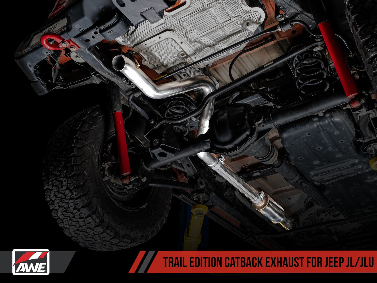 AWE Tuning 18-22 Jeep Wrangler JL/JLU 2.0T Trail Edition Cat-Back Exhaust 3015-21005