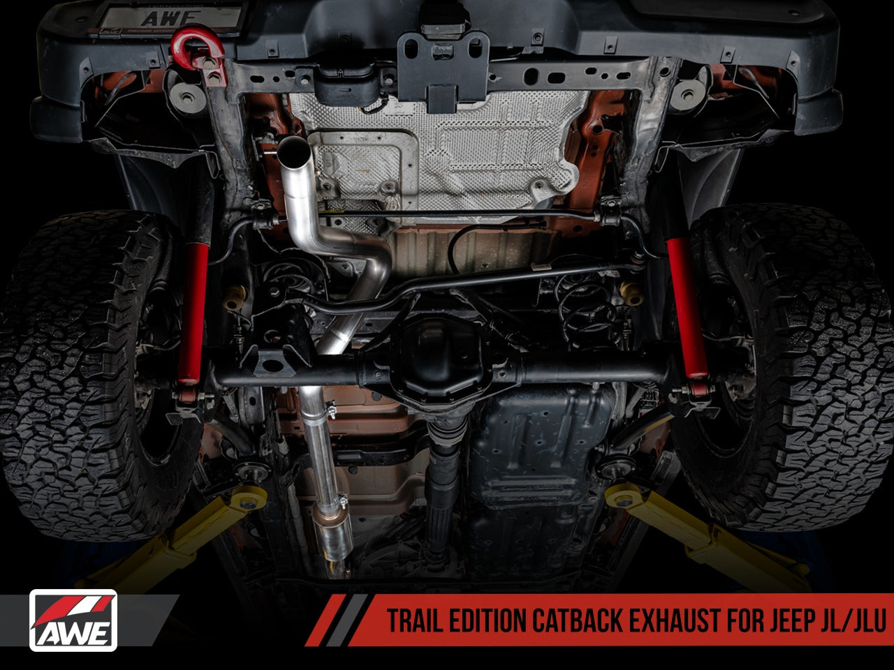 AWE Tuning 18-22 Jeep Wrangler JL/JLU 2.0T Trail Edition Cat-Back Exhaust 3015-21005