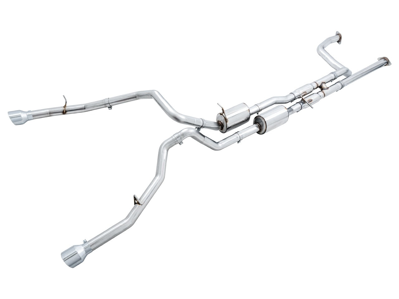 AWE Tuning 21-22 RAM 1500 TRX 0FG Cat-Back Exhaust - Chrome Silver Tips 3015-32004