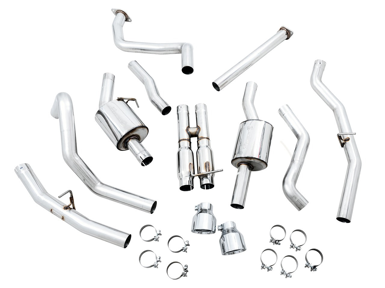 AWE Tuning 21-22 RAM 1500 TRX 0FG Cat-Back Exhaust - Chrome Silver Tips 3015-32004