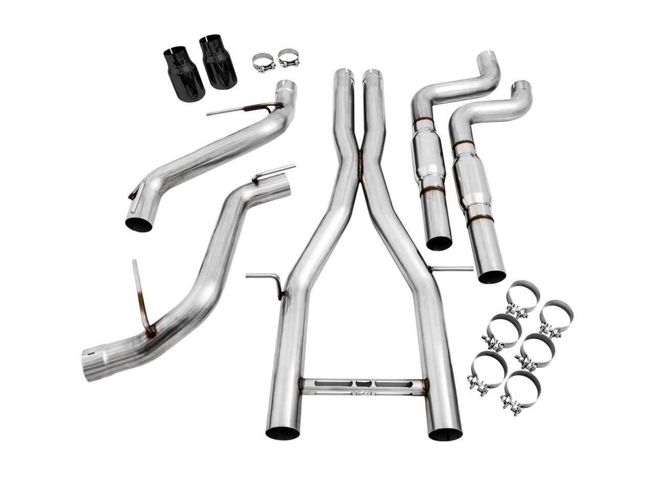 AWE Tuning 16-22 Chevy Camaro SS Resonated Cat-Back Exhaust - Track Edition (Chrome Silver Tips - Dual Outlet) 3015-32100