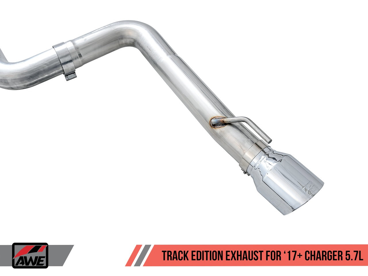 AWE Tuning 17-22 Dodge Charger 5.7L Track Edition Exhaust - Diamond Black Tips 3015-33134