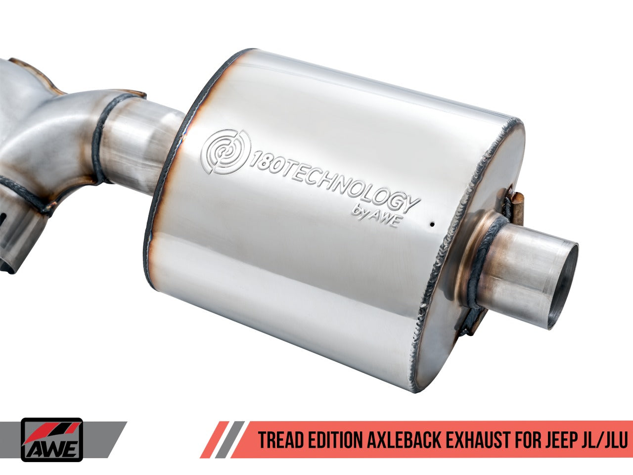 AWE Tuning 18-22 Jeep Wrangler JL/JLU Tread Edition Axle-Back Dual Exhaust - Diamond Black Tips 3015-33001