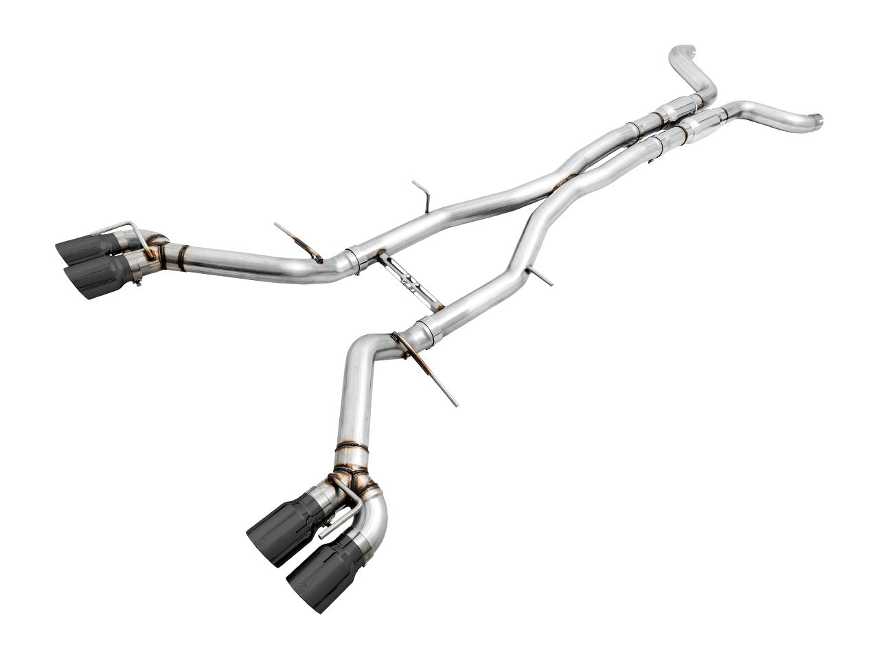 AWE Tuning 16-22 Chevy Camaro SS Resonated Cat-Back Exhaust -Track Edition (Quad Diamond Black Tips) 3015-43112